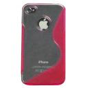 Red S line Case Cover For iPhone 4 and iPhone 4 S