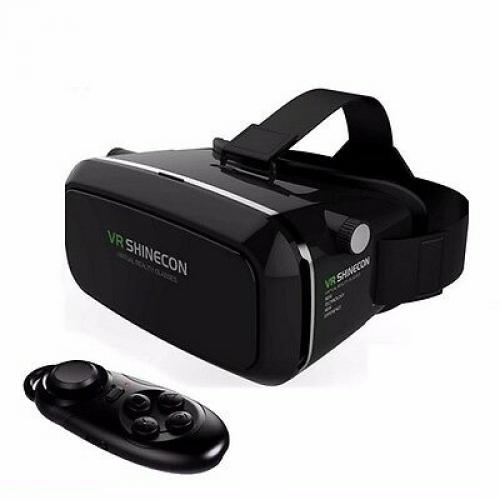 Google Cardboard VR Shinecon Pro Version VR Virtual Reality 3D Glasses+Bluetooth