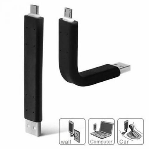 Bendable Micro USB Sync Data Charger Cable Stand For Samsung S3 S4 HTC, Android