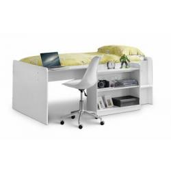 Neptune Mid Sleeper White Childrens Kids Bed  2 Man Delivery by Appointment