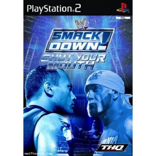 Smack Down Shut your mouth video game For PlayStation 2